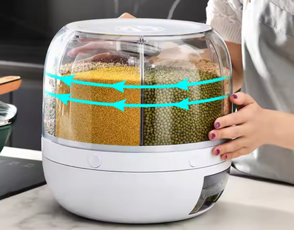 Dispensador redondo para granos y cereal