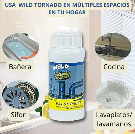Wild Tornado Destapa Cañerias