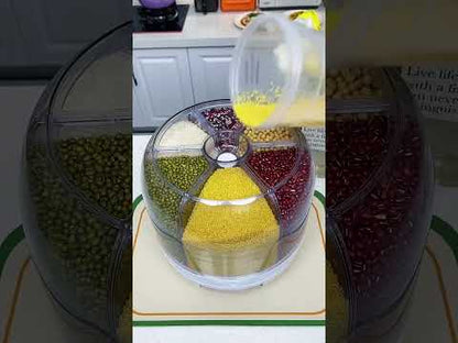 Dispensador redondo para granos y cereal
